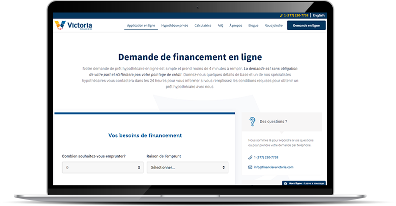 Demande de Prêt Privé